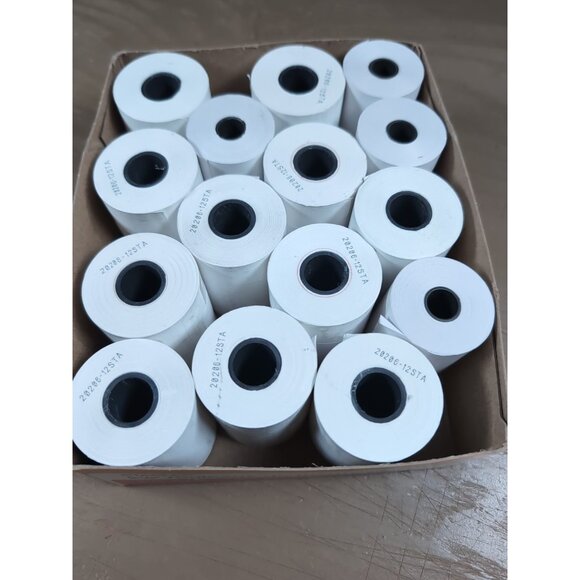 Lot of 15 thermal receipt paper rolls 2¼″ x 75′ – fits POS/registers - Picture 5 of 7